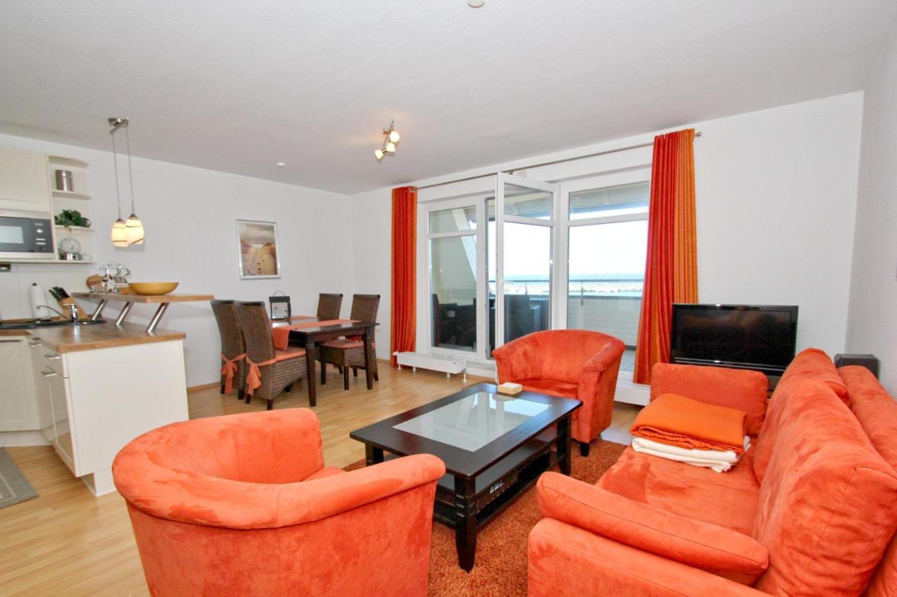 Hafennahe Ferienwohnung Mit Balkon Und Meerblick - Hafenhaeuser Wiek Wohnung 14 วีคเอาฟ์รือเกน ภายนอก รูปภาพ
